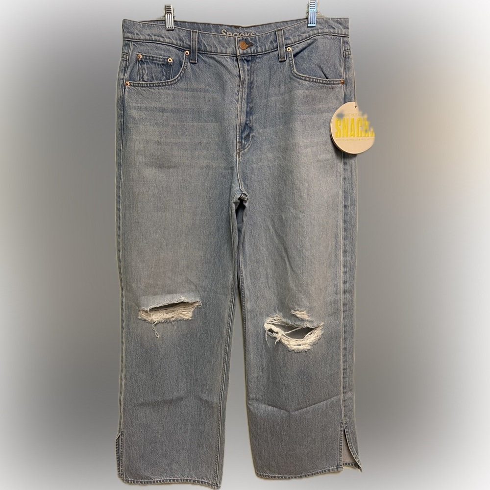MOTHER SNACKS! Mother denim Fun Dip Puddle Slice 32